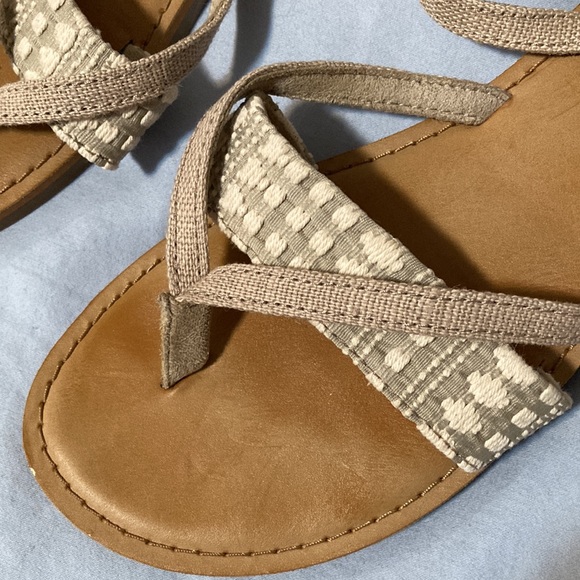 Toms Lexi Sandal Brown 8 - Picture 2 of 4